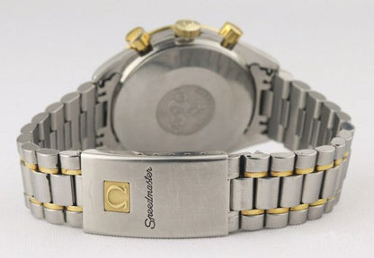 Gents Omega Speedmaster Steel and Gold Automatic Chronograph Wristwatch