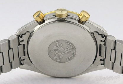 Gents Omega Speedmaster Steel and Gold Automatic Chronograph Wristwatch