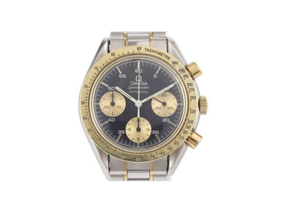 Gents Omega Speedmaster Steel and Gold Automatic Chronograph Wristwatch