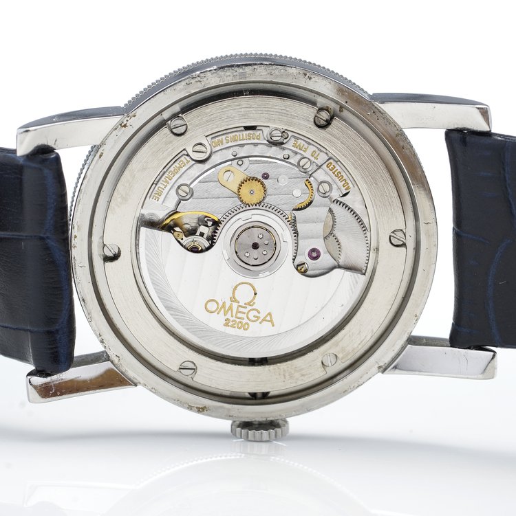 Omega Aquarella Watch with Diamonds and Sapphires