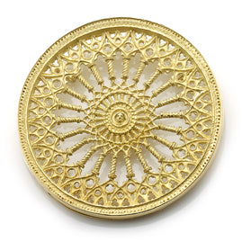 Openwork Pendant in 18ct Yellow Gold