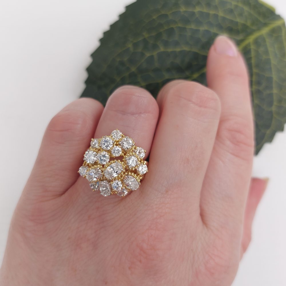 Oscar Heyman Vintage Diamond Dress Ring