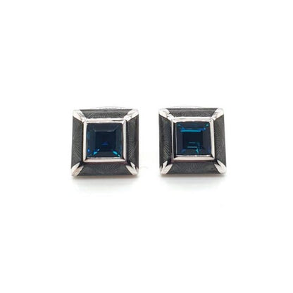 5.06ct Indicolite 18ct White Gold Cufflinks