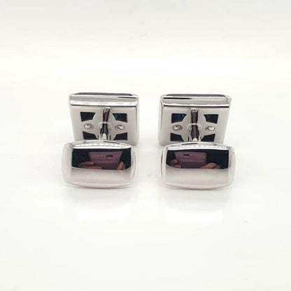 5.06ct Indicolite 18ct White Gold Cufflinks