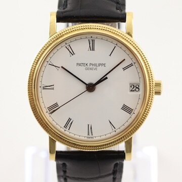 Patek Philippe 3802 Calatrava 18ct Yellow Gold 33mm Automatic, Papers