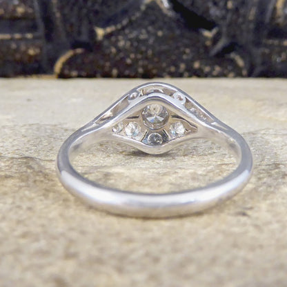 Period Art Deco Style 0.45ct Diamond Ring