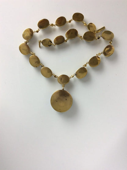 Antique Victorian Scottish Banded Agate Necklace