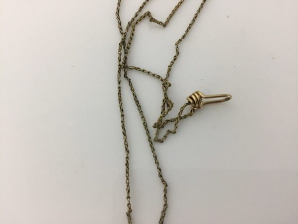 Antique French Napoleon III Tortoiseshell and Gold Pique Pendant