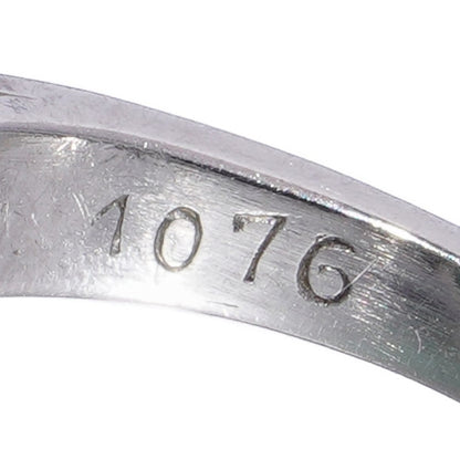 Natural No Heat 6.40ct Jadeite Jade Onyx and Diamond Ring in Platinum