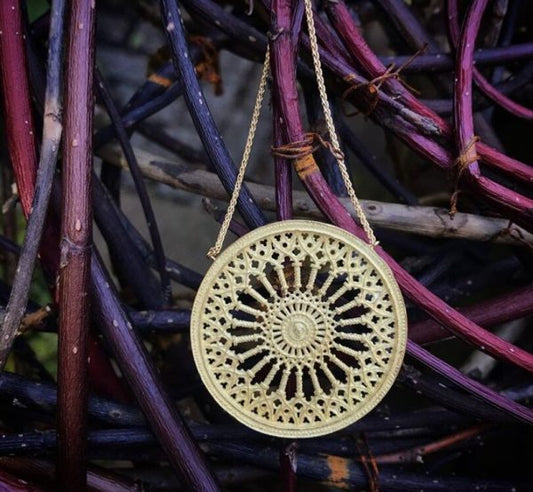 Openwork Pendant in 18ct Yellow Gold