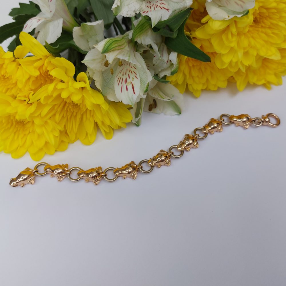 Pomallato Frog 18ct Gold Bracelet