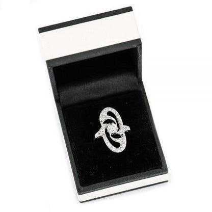 Antique Art Nouveau Platinum Diamond Engagement Ring circa 1925