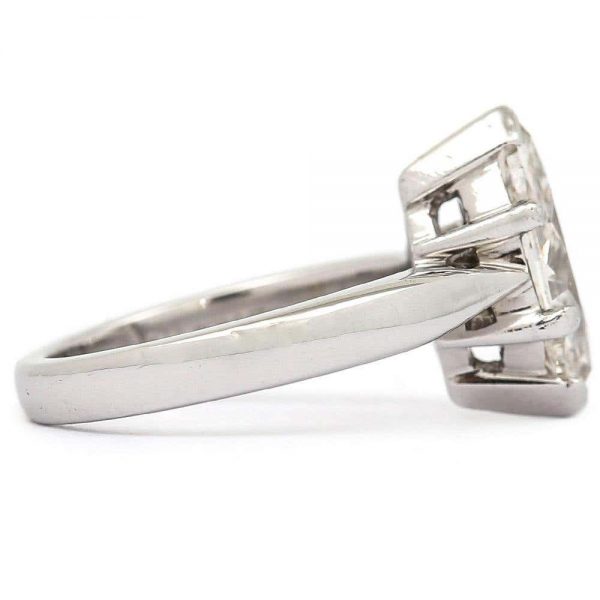 2.01ct Marquise Diamond 18ct White Gold Platinum Engagement Ring