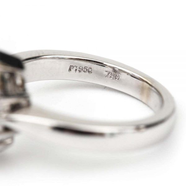 2.01ct Marquise Diamond 18ct White Gold Platinum Engagement Ring