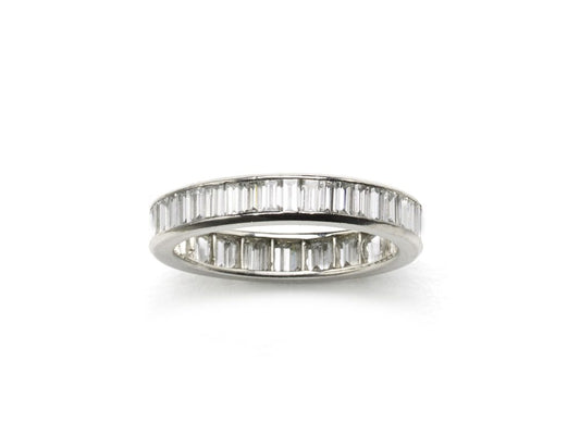 Baguette Cut Diamond Eternity Ring, 4cts