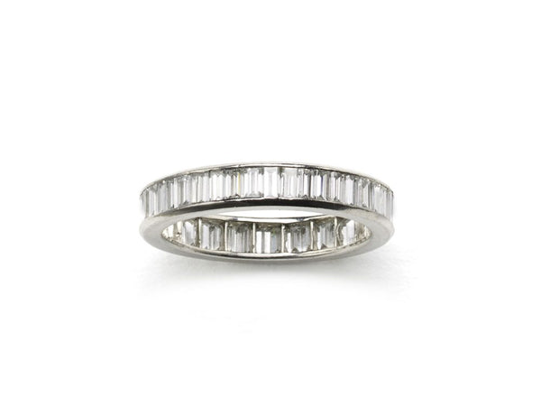 Baguette Cut Diamond Eternity Ring, 4cts