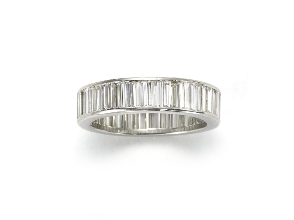 Baguette Diamonds Platinum Eternity Ring