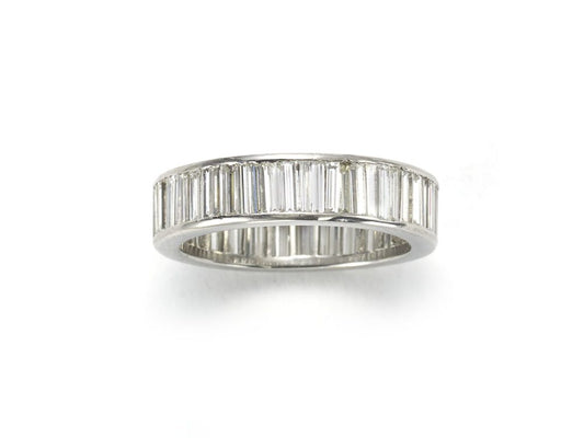Baguette Diamonds Platinum Eternity Ring