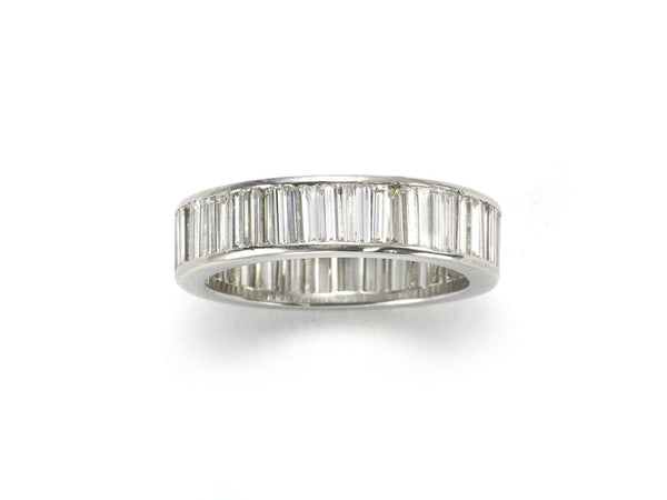 Baguette Diamonds Platinum Eternity Ring