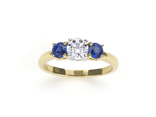 Vintage Tiffany & Co Sapphire Diamond Ring
