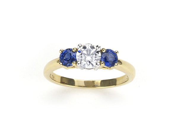 Vintage Tiffany & Co Sapphire Diamond Ring
