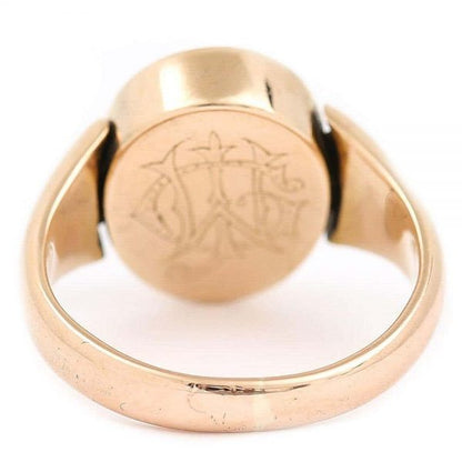 Antique Edwardian 18ct Yellow Gold Masonic Swivel Signet Ring Circa 1910