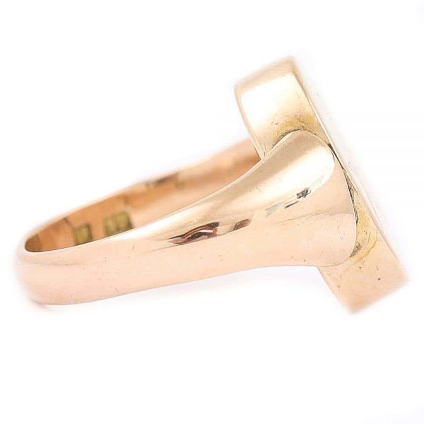 Antique Edwardian 18ct Yellow Gold Masonic Swivel Signet Ring Circa 1910