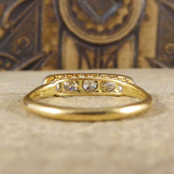 Antique Art Deco Five Stone Diamond Ring