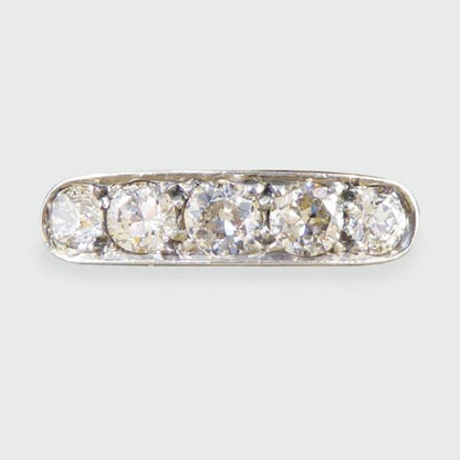 Antique Art Deco Five Stone Diamond Ring