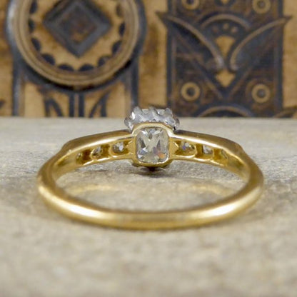 Antique Victorian 1.55ct Diamond Solitaire Engagement Ring, 18ct Gold