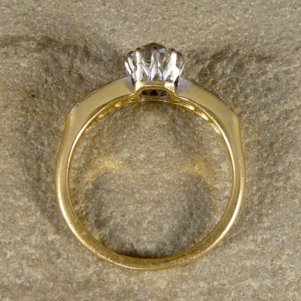 Antique Victorian 1.55ct Diamond Solitaire Engagement Ring, 18ct Gold