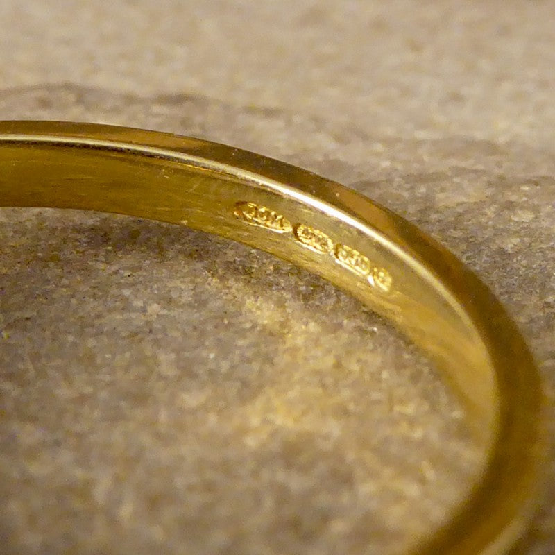 Pink Sapphire & Diamond Three Stone Ring