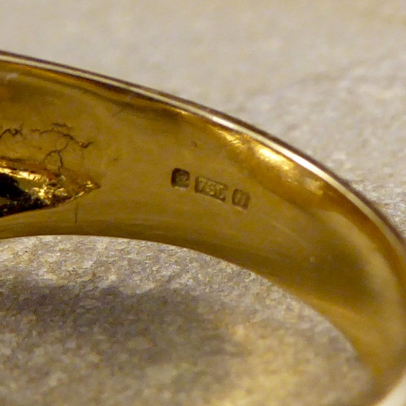 Sapphire Diamond & Emerald Set Feline Ring