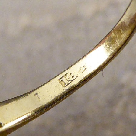 Antique Edwardian Diamond Marquise Shaped Ring