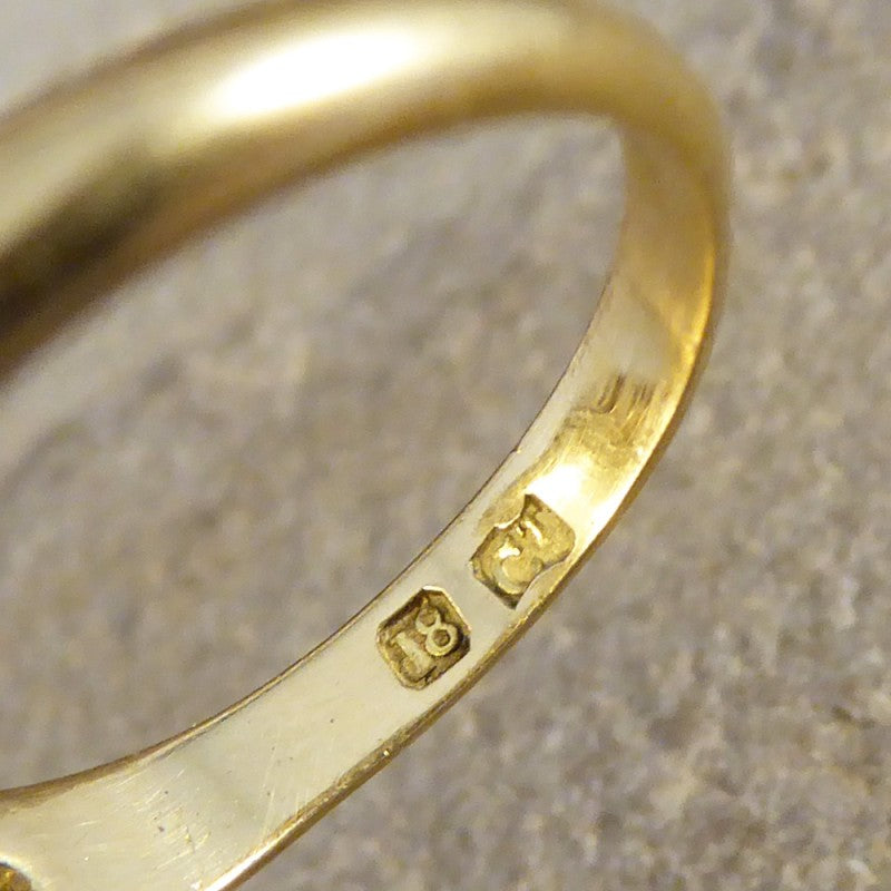 Large Vintage Citrine & Diamond Cocktail Ring