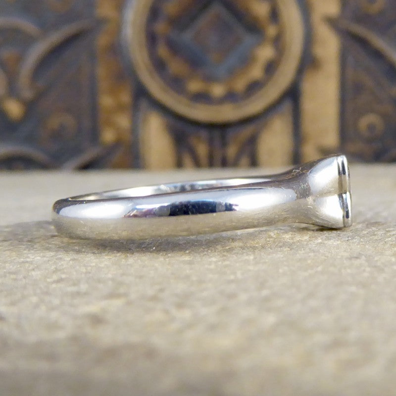 Boodles Princess Cut Diamond Solitaire Platinum Engagement Ring