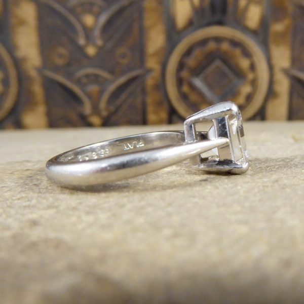 Emerald Cut Diamond Engagement Ring
