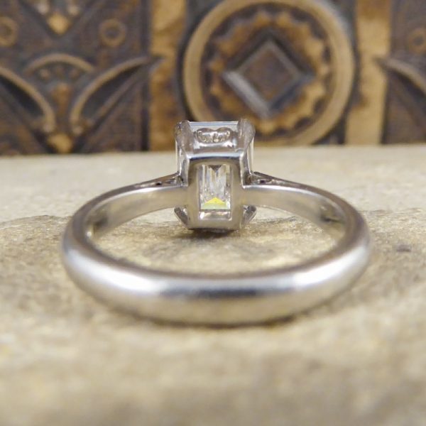 Emerald Cut Diamond Engagement Ring