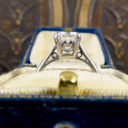 Emerald Cut Diamond Engagement Ring