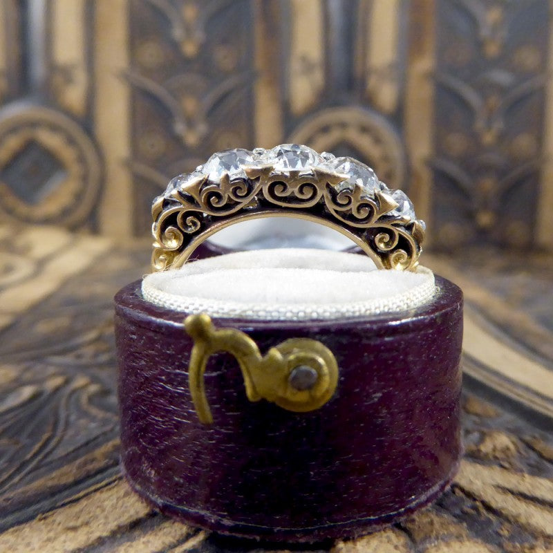 Antique Victorian Five Stone Diamond Ring