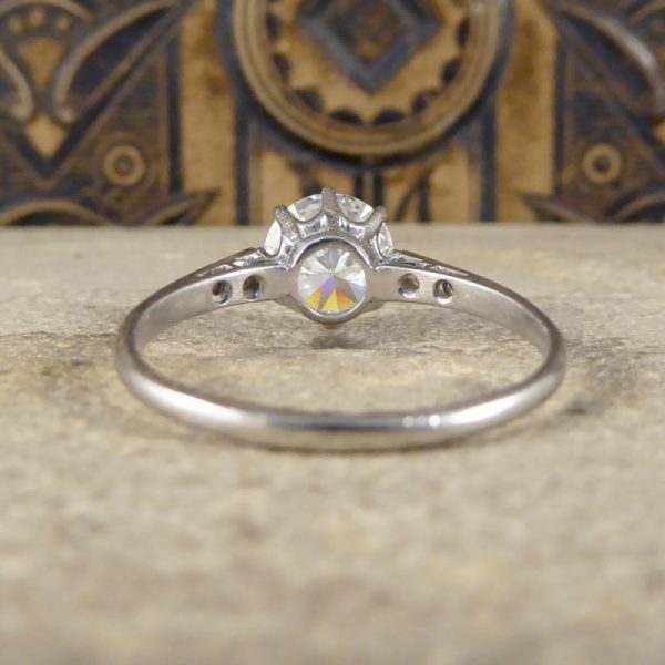 Antique Art Deco Diamond Solitaire Engagement Ring