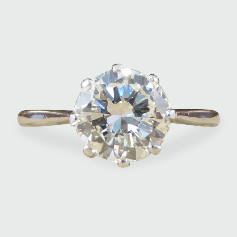 Antique Art Deco Diamond Engagement Ring, 1.14 carats