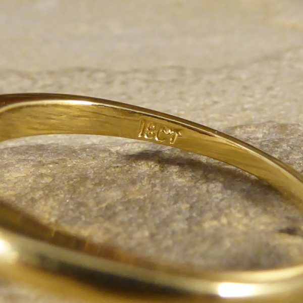 0.50ct Oval Cut Emerald and Diamond Cluster Ring