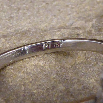 Aquamarine and Diamond Halo Cluster Ring