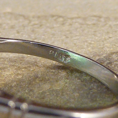 1.45ct Oval Cut Emerald and Diamond Cluster Ring