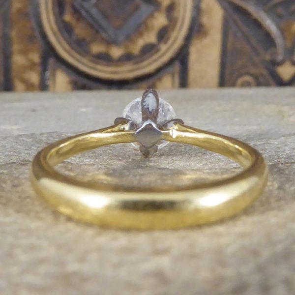 1.08ct Round Brilliant Cut Diamond Solitaire Engagement Ring, 18ct Yellow Gold