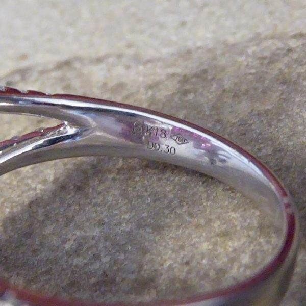 Round Cut Ruby and Diamond Frog Ring