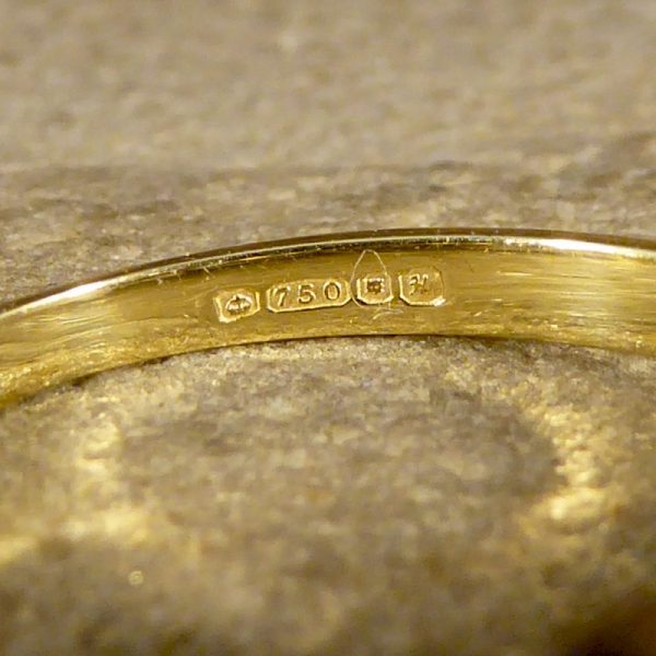 Vintage 1.54ct Three Stone Diamond Ring, 18ct Gold