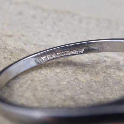 Antique Edwardian Diamond Set Geometric Kite Shape Ring, Platinum