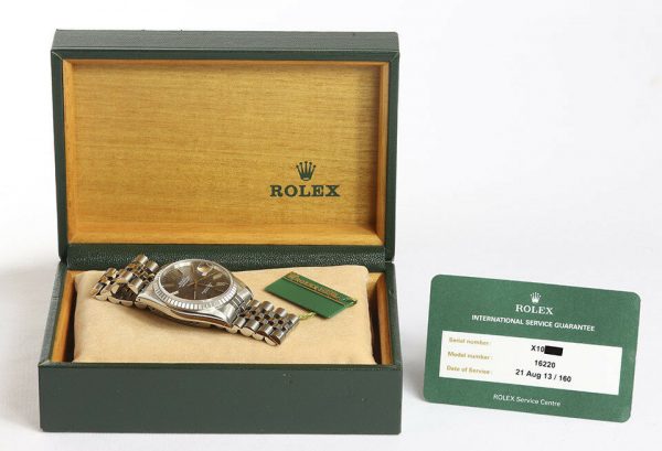 Gents Rolex Datejust Tapestry Dial Wristwatch